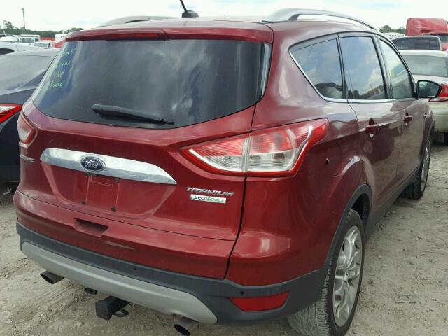 1FMCU0J90EUC44449 - 2014 FORD ESCAPE TIT BURGUNDY photo 4