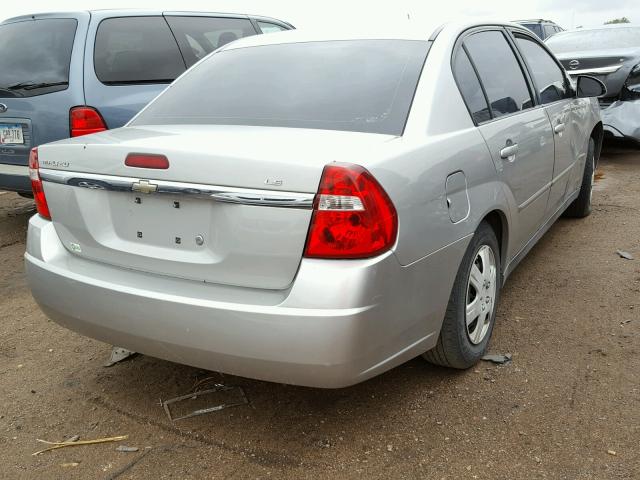 1G1ZS58F87F240582 - 2007 CHEVROLET MALIBU LS 银色 照片 4