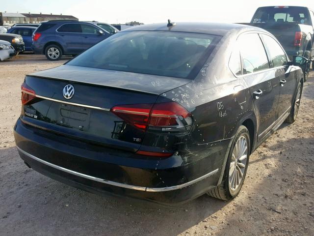 1VWBT7A31HC078375 - 2017 VOLKSWAGEN PASSAT SE BLACK photo 4