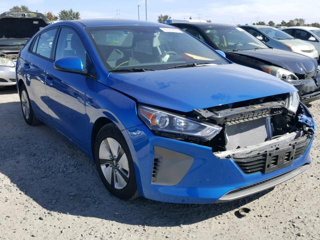 KMHC65LC6JU090260 - 2018 HYUNDAI IONIQ BLUE BLUE photo 1