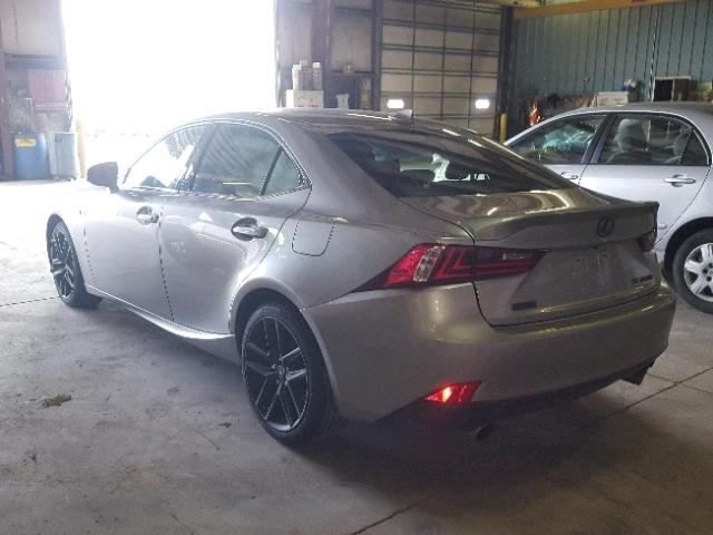 JTHBA1D2XG5020209 - 2016 LEXUS IS 200T GRAY photo 3