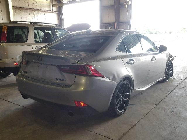 JTHBA1D2XG5020209 - 2016 LEXUS IS 200T GRAY photo 4