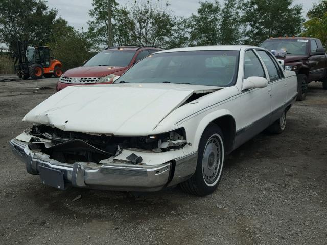 1G6DW52P2TR711175 - 1996 CADILLAC FLEETWOOD WHITE photo 2