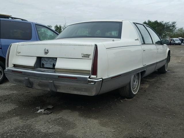 1G6DW52P2TR711175 - 1996 CADILLAC FLEETWOOD WHITE photo 4