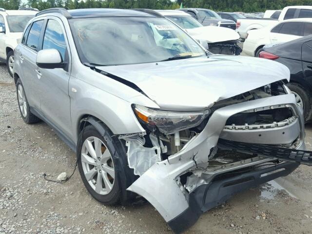 4A4AP4AU3DE011276 - 2013 MITSUBISHI OUTLANDER SILVER photo 1