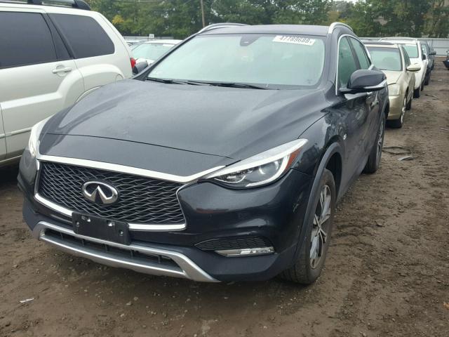 SJKCH5CR5HA022303 - 2017 INFINITI QX30 BASE BLACK photo 2