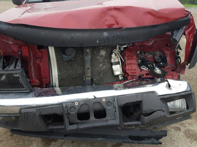 1GCDS136558154133 - 2005 CHEVROLET COLORADO RED photo 9