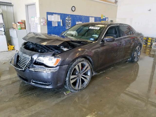 2C3CCAAG9EH376130 - 2014 CHRYSLER 300 CHARCOAL photo 2