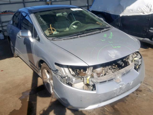 1HGFA16887L108659 - 2007 HONDA CIVIC EX SILVER photo 1