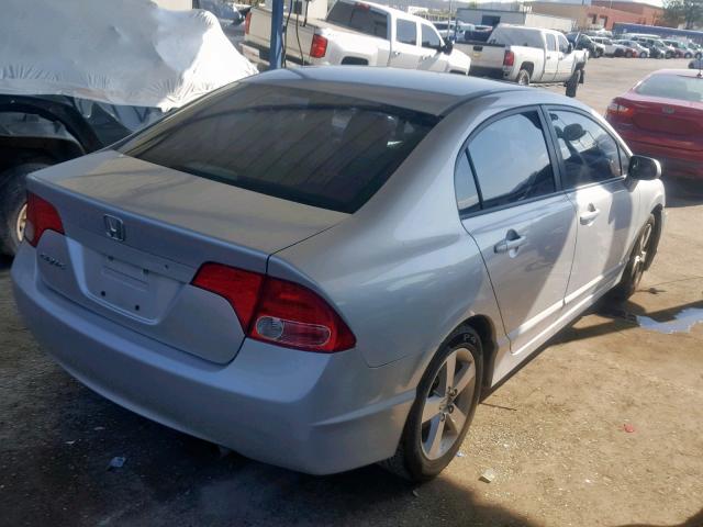 1HGFA16887L108659 - 2007 HONDA CIVIC EX SILVER photo 4