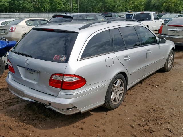 WDBUH65J24A375062 - 2004 MERCEDES-BENZ E 320 SILVER photo 4