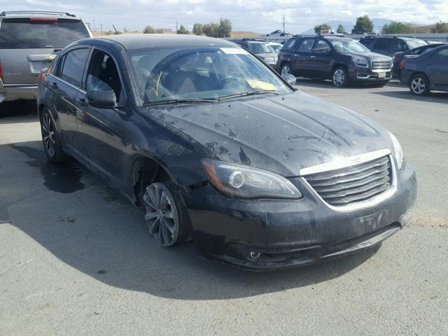 1C3CCBBG3DN718312 - 2013 CHRYSLER 200 TOURIN BLACK photo 1