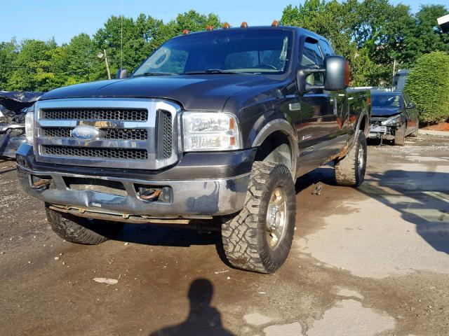 1FTWX31P95EB61461 - 2005 FORD F350 SRW S GRAY photo 2