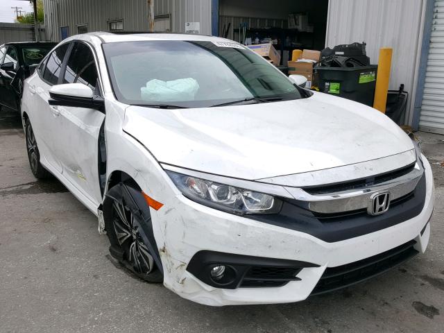 19XFC1F71HE029182 - 2017 HONDA CIVIC EXL WHITE photo 1