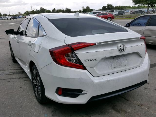 19XFC1F71HE029182 - 2017 HONDA CIVIC EXL WHITE photo 3