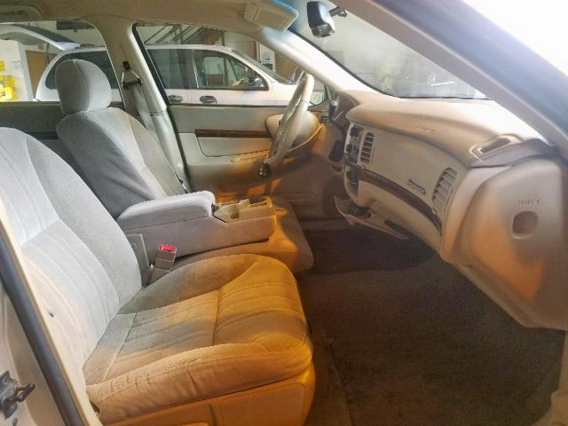 2G1WF52E219284701 - 2001 CHEVROLET IMPALA TAN photo 5