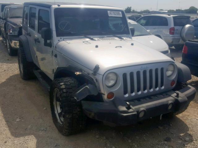 1J4GA39127L107272 - 2007 JEEP WRANGLER X SILVER photo 1