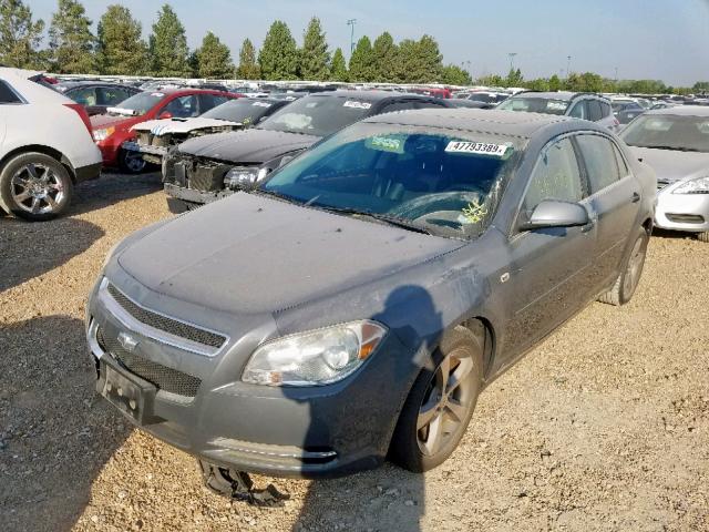 1G1ZJ57B184225548 - 2008 CHEVROLET MALIBU 2LT GRAY photo 2