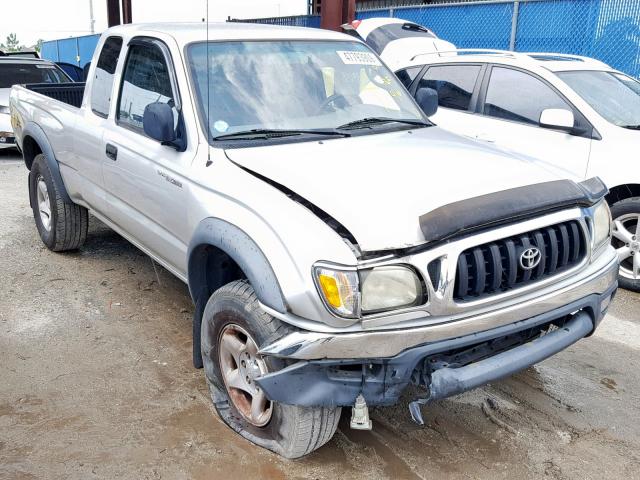 5TEWN72N92Z073545 - 2002 TOYOTA TACOMA XTR SILVER photo 1