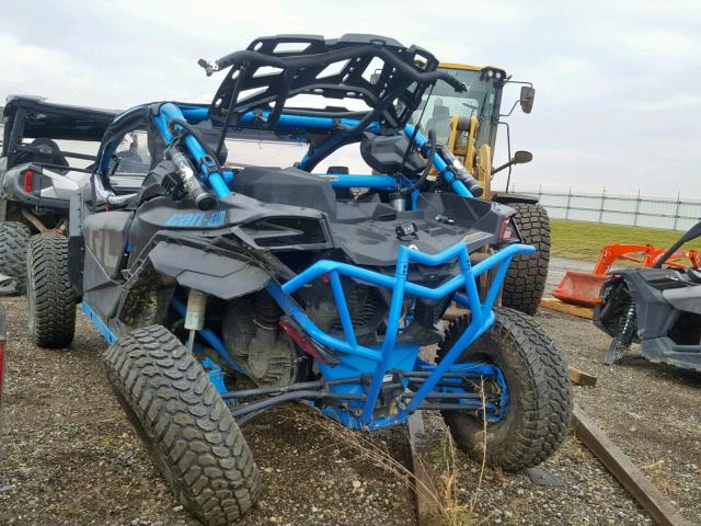 3JBVVAW45JK001780 - 2018 CAN-AM MAVERICK X BLUE photo 3