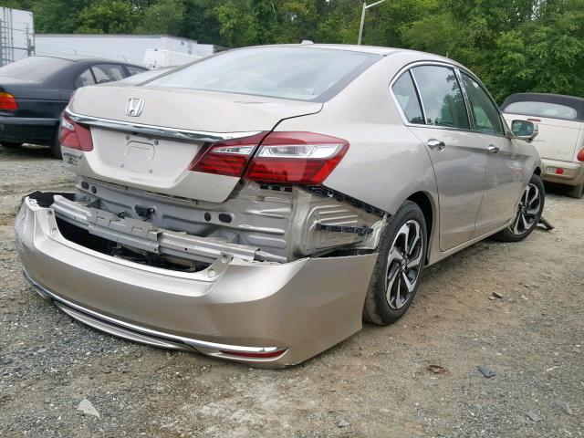 1HGCR2F86GA001879 - 2016 HONDA ACCORD EXL GOLD photo 4