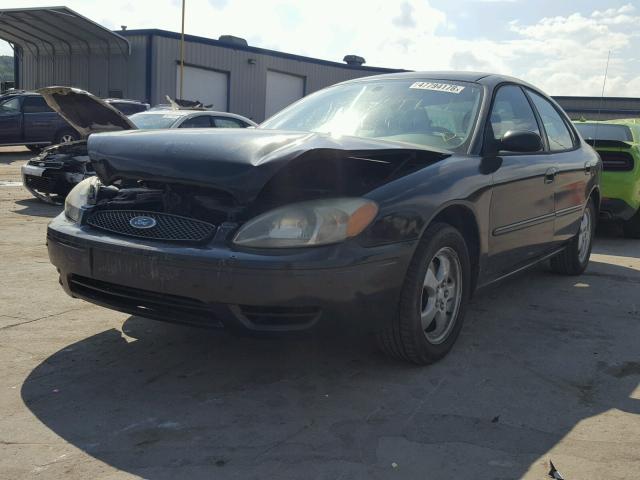 1FAFP55U44G174817 - 2004 FORD TAURUS SES BLACK photo 2