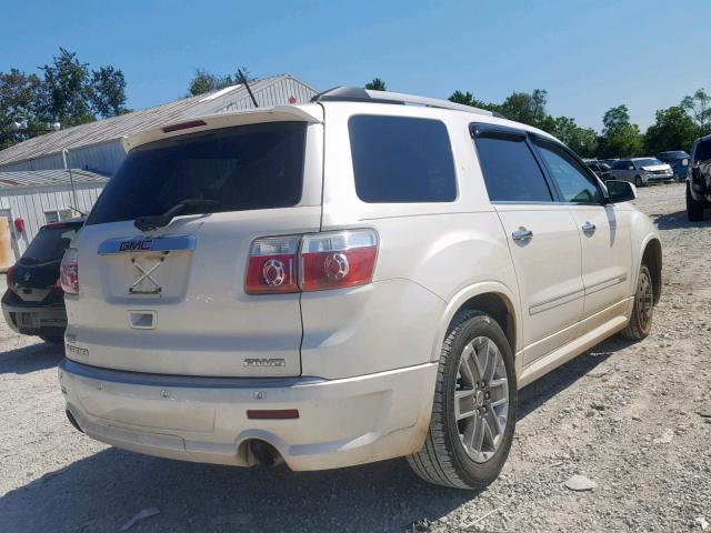 1GKKVTED9CJ146097 - 2012 GMC ACADIA DEN WHITE photo 4