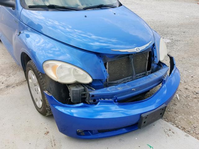 3A4FY48B36T320385 - 2006 CHRYSLER PT CRUISER BLUE photo 9