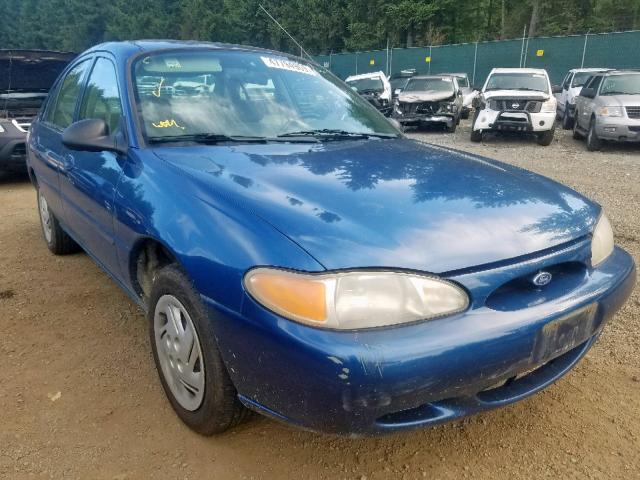 1FAFP10P7XW265813 - 1999 FORD ESCORT LX BLUE photo 1