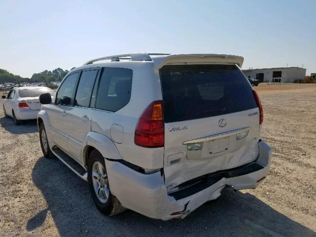 JTJBT20X570139895 - 2007 LEXUS GX 470 WHITE photo 3