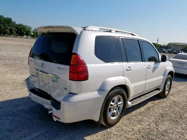 JTJBT20X570139895 - 2007 LEXUS GX 470 WHITE photo 4