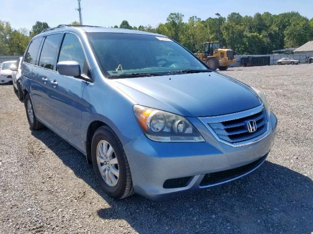 5FNRL3H6XAB039481 - 2010 HONDA ODYSSEY EX BLUE photo 1