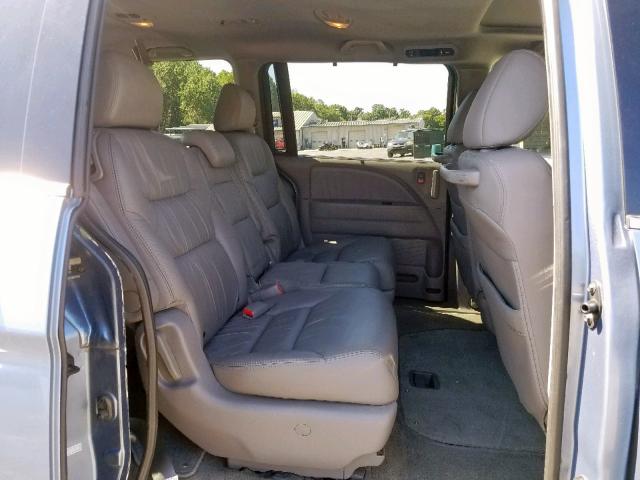 5FNRL3H6XAB039481 - 2010 HONDA ODYSSEY EX BLUE photo 6