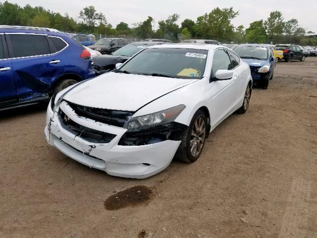 1HGCS2B81AA007848 - 2010 HONDA ACCORD EXL WHITE photo 2