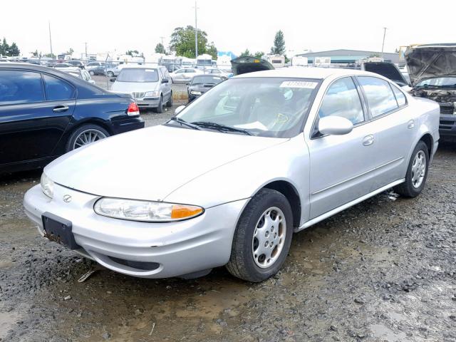 1G3NL52E81C242344 - 2001 OLDSMOBILE ALERO GL SILVER photo 2