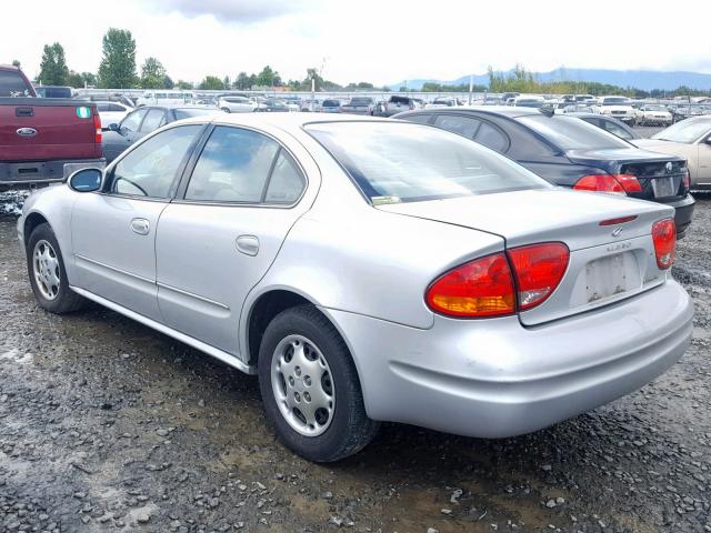 1G3NL52E81C242344 - 2001 OLDSMOBILE ALERO GL SILVER photo 3