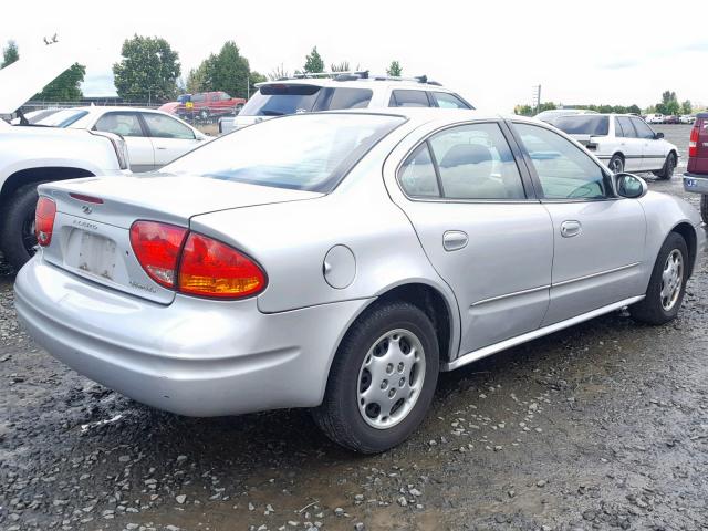 1G3NL52E81C242344 - 2001 OLDSMOBILE ALERO GL SILVER photo 4