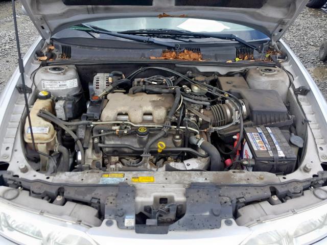 1G3NL52E81C242344 - 2001 OLDSMOBILE ALERO GL SILVER photo 7