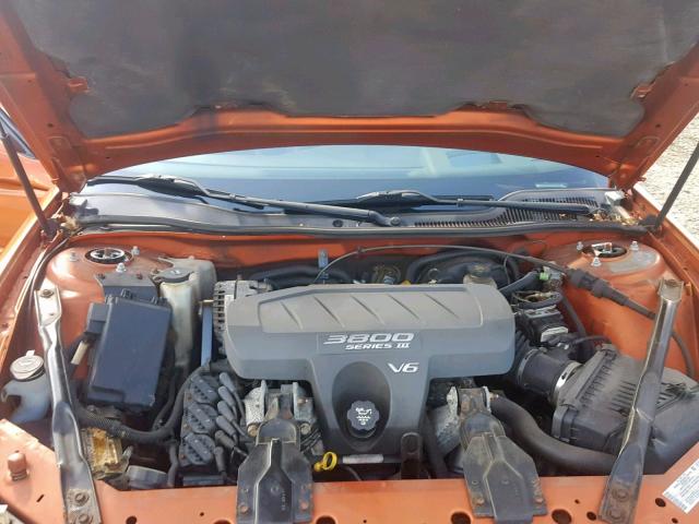 2G2WS522241146723 - 2004 PONTIAC GRAND PRIX ORANGE photo 7