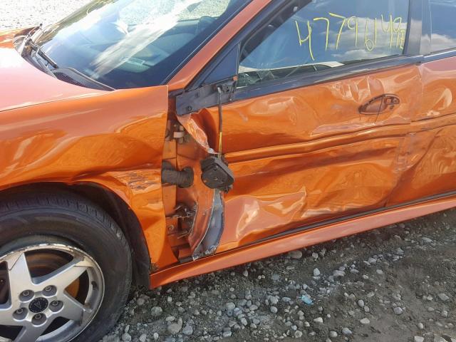 2G2WS522241146723 - 2004 PONTIAC GRAND PRIX ORANGE photo 9