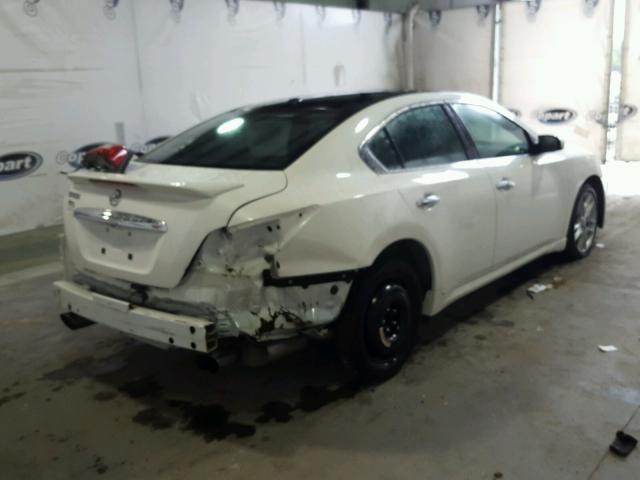 1N4AA5APXAC875487 - 2010 NISSAN MAXIMA S WHITE photo 4