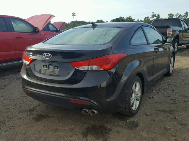 KMHDH6AE7DU010932 - 2013 HYUNDAI ELANTRA CO BLACK photo 4