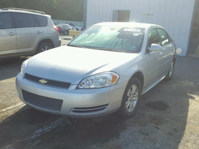 2G1WA5E36E1100809 - 2014 CHEVROLET IMPALA LIM SILVER photo 2