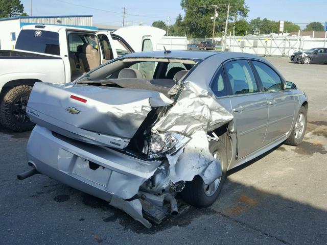 2G1WA5E36E1100809 - 2014 CHEVROLET IMPALA LIM SILVER photo 4