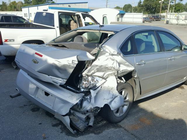 2G1WA5E36E1100809 - 2014 CHEVROLET IMPALA LIM SILVER photo 9