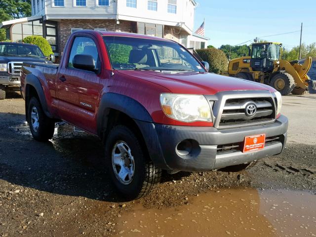 5TEPX42NX8Z475631 - 2008 TOYOTA TACOMA RED photo 1