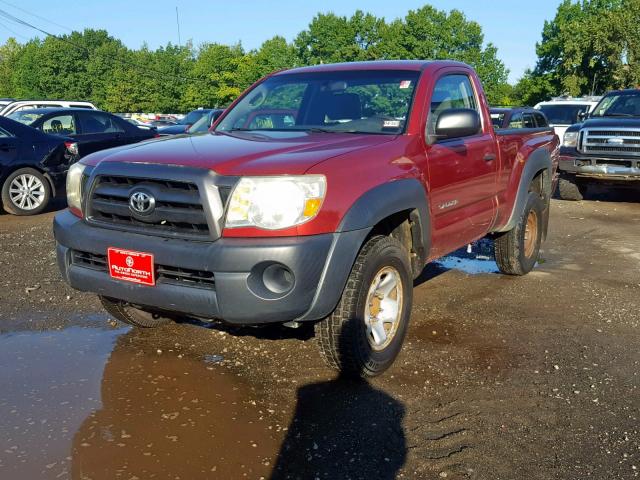 5TEPX42NX8Z475631 - 2008 TOYOTA TACOMA RED photo 2