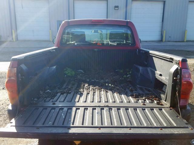 5TEPX42NX8Z475631 - 2008 TOYOTA TACOMA RED photo 6