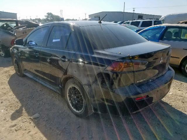 JA32U2FU1FU018297 - 2015 MITSUBISHI LANCER ES BLACK photo 3