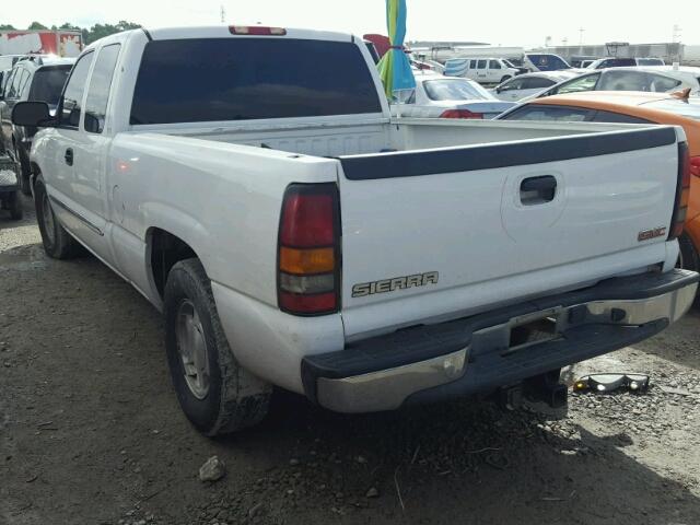 2GTEC19TX41222880 - 2004 GMC NEW SIERRA WHITE photo 3